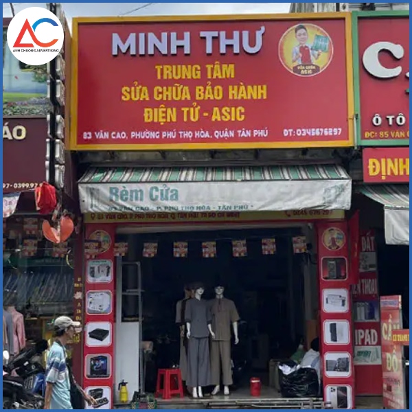 Bảng hiệu là công cụ Marketing trực tiếp góp phần thể hiện phong cách và sự chuyên nghiệp